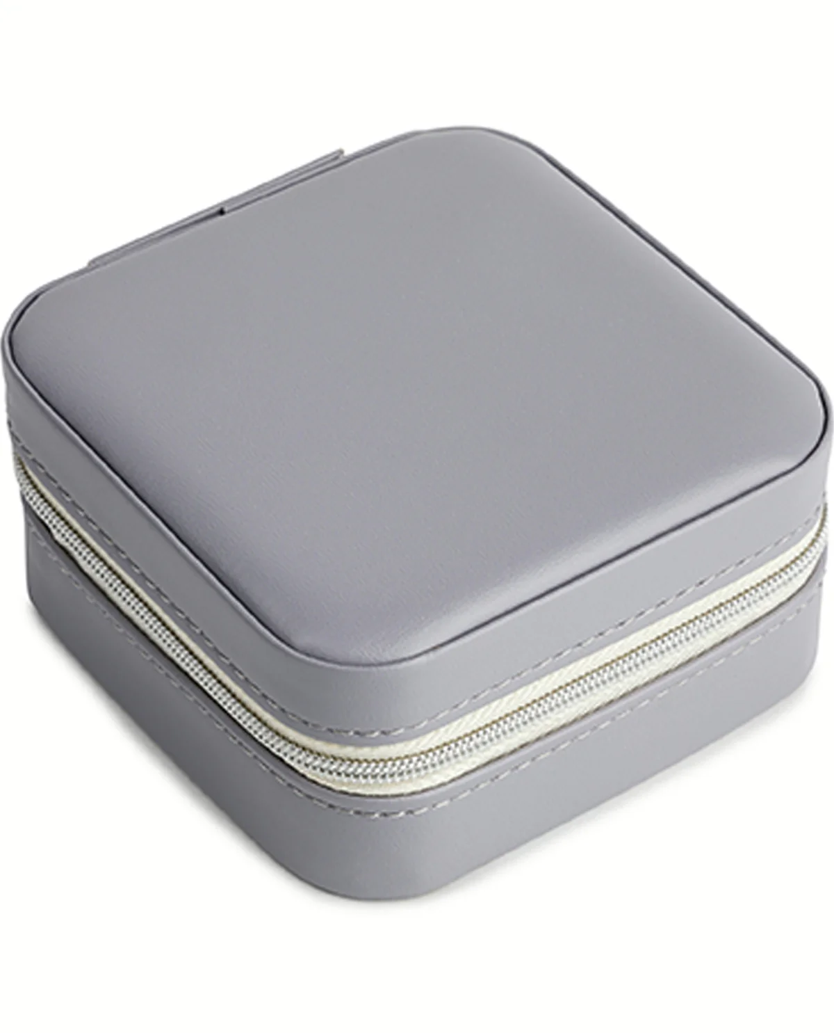 Mini Printed Travel Jewelry Organizer Gray - Image 4