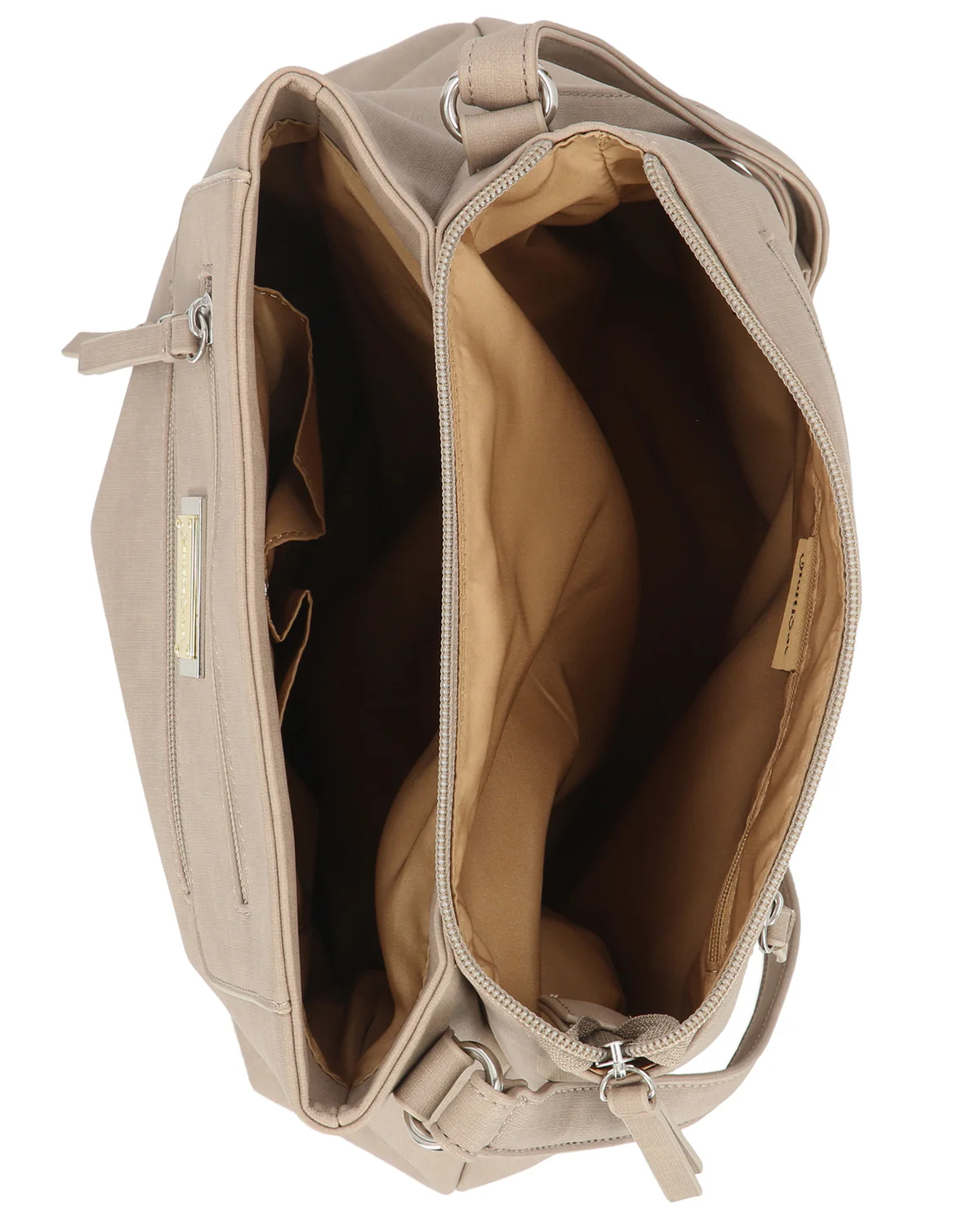 Multi Sac Travis Large Crossbody Beige - Image 2
