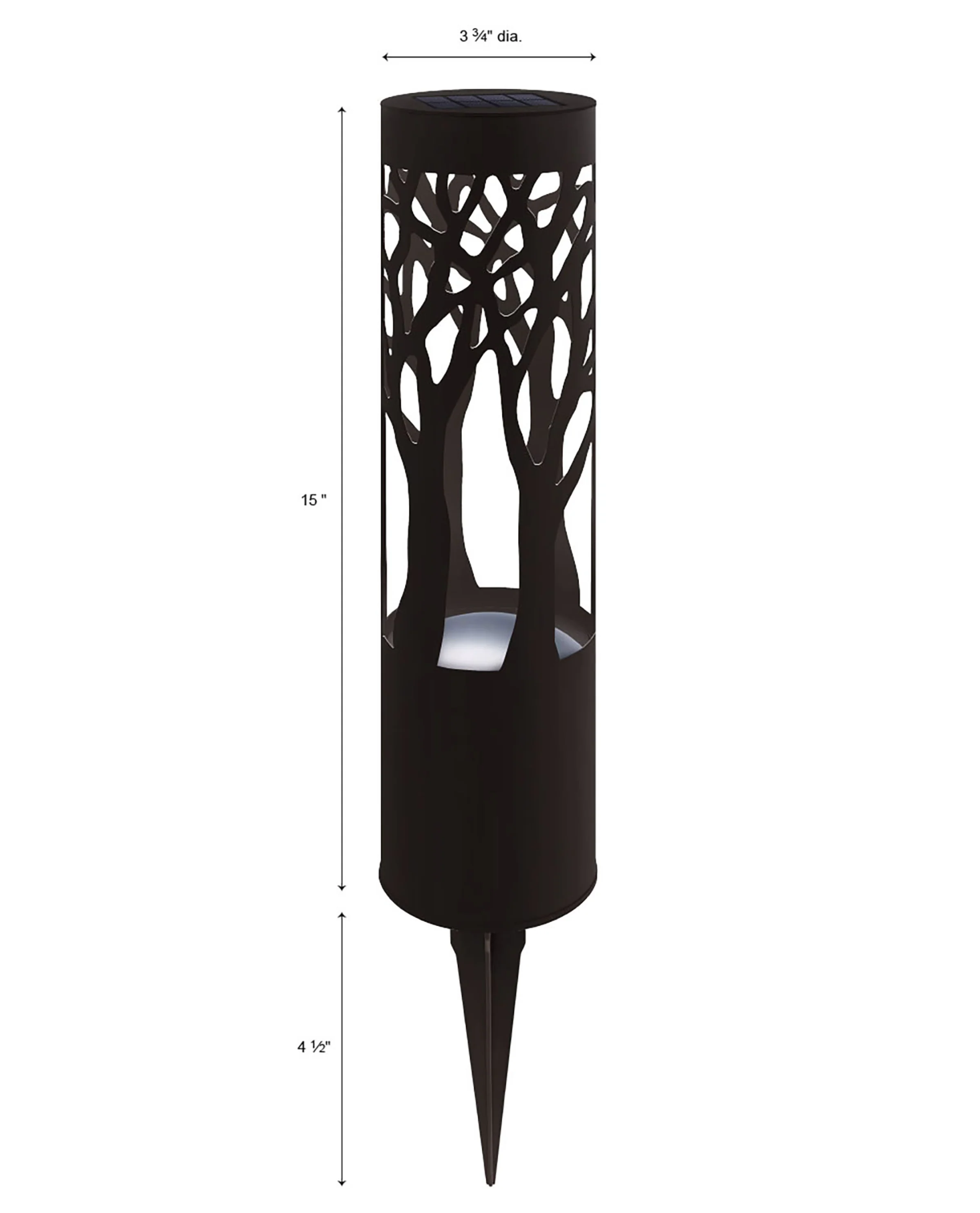 Tree Beam Solar Bollard Stake Light - Image 2