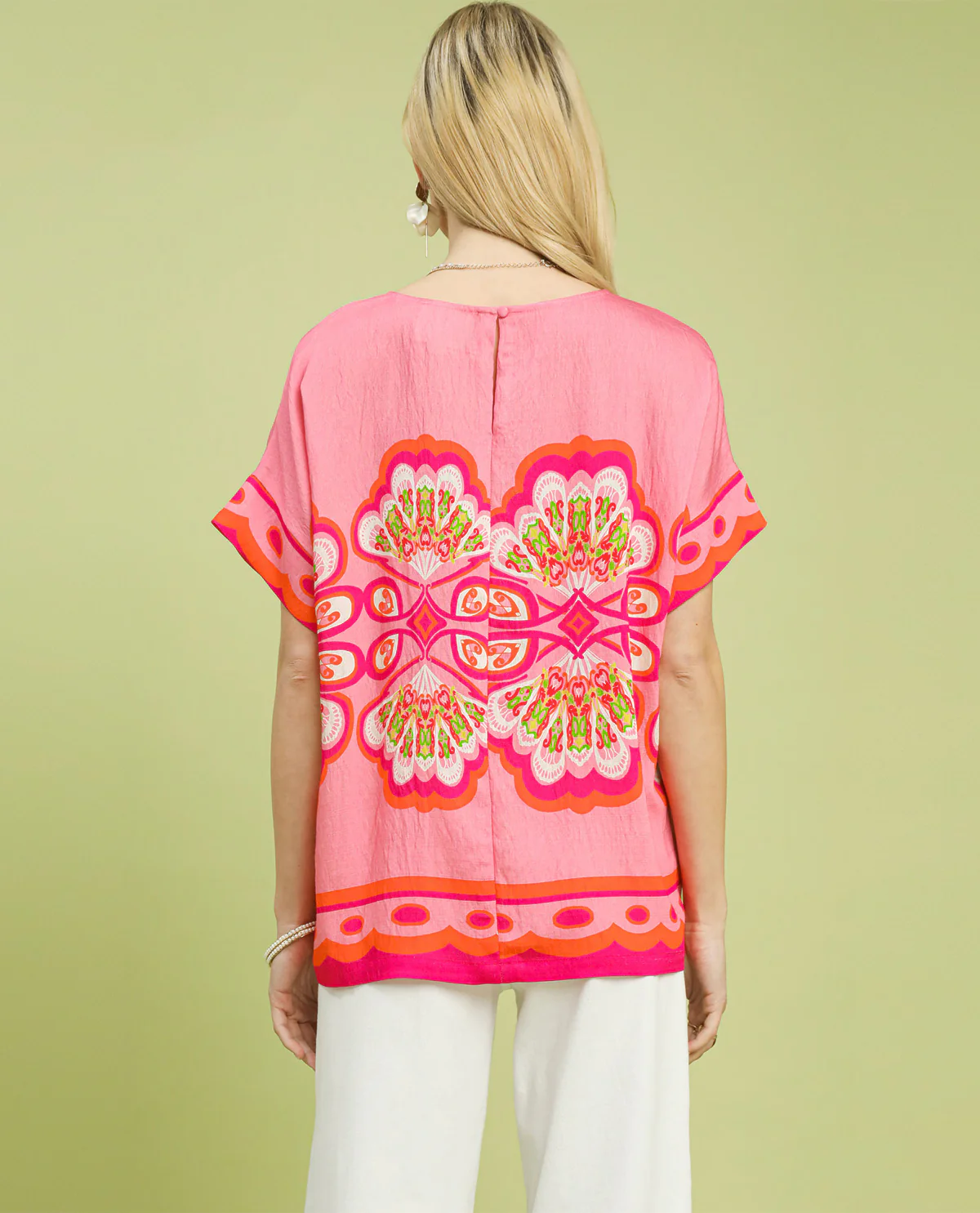 Umgee Medallion Print Top - Image 4