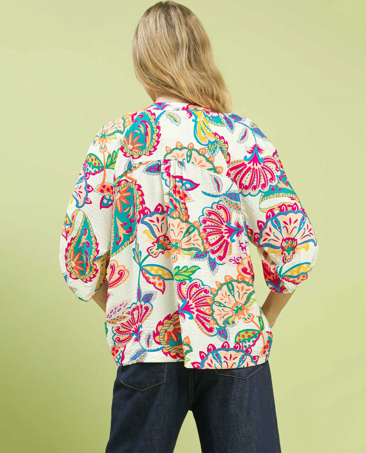 Umgee Paisley Print Top - Image 3