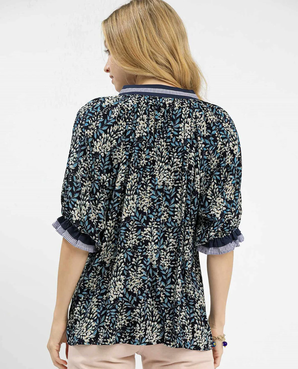 Umgee V-Neck Collared Top - Image 8