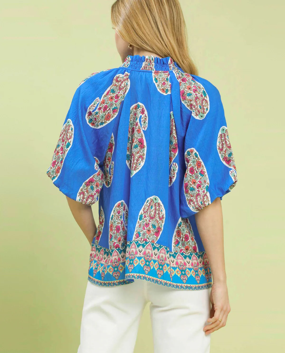Umgee Border Print Top - Image 3