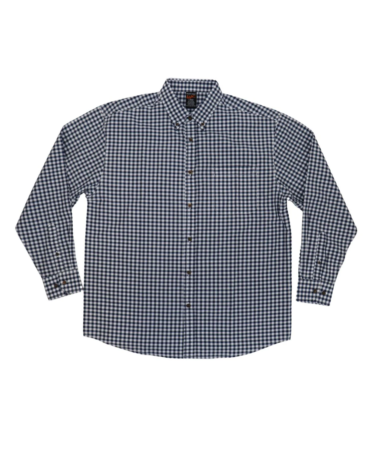Walnut Creek Big & Tall Long Sleeve Plaid Button Up Shirt - Image 5