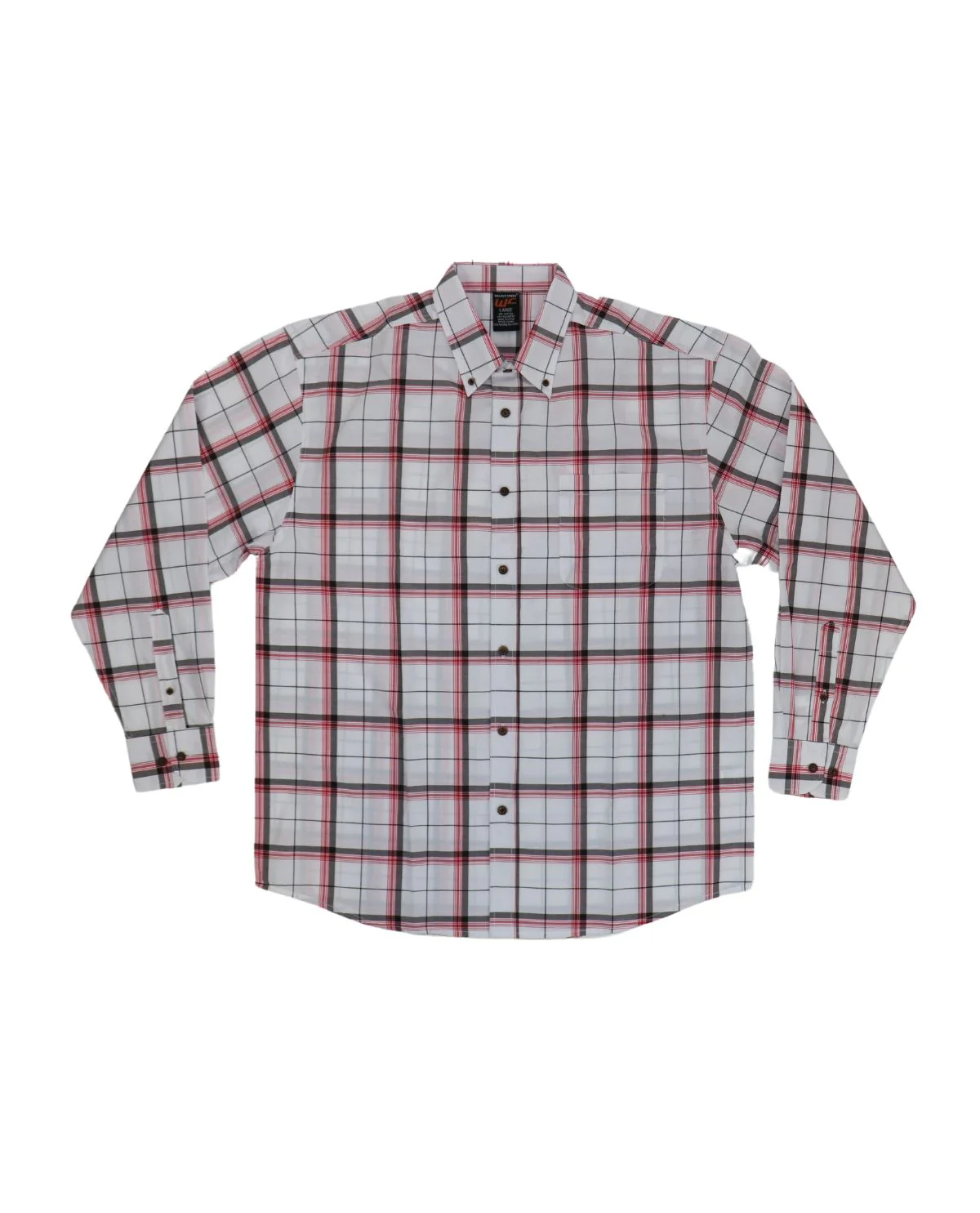 Walnut Creek Big & Tall Long Sleeve Plaid Button Up Shirt - Image 8