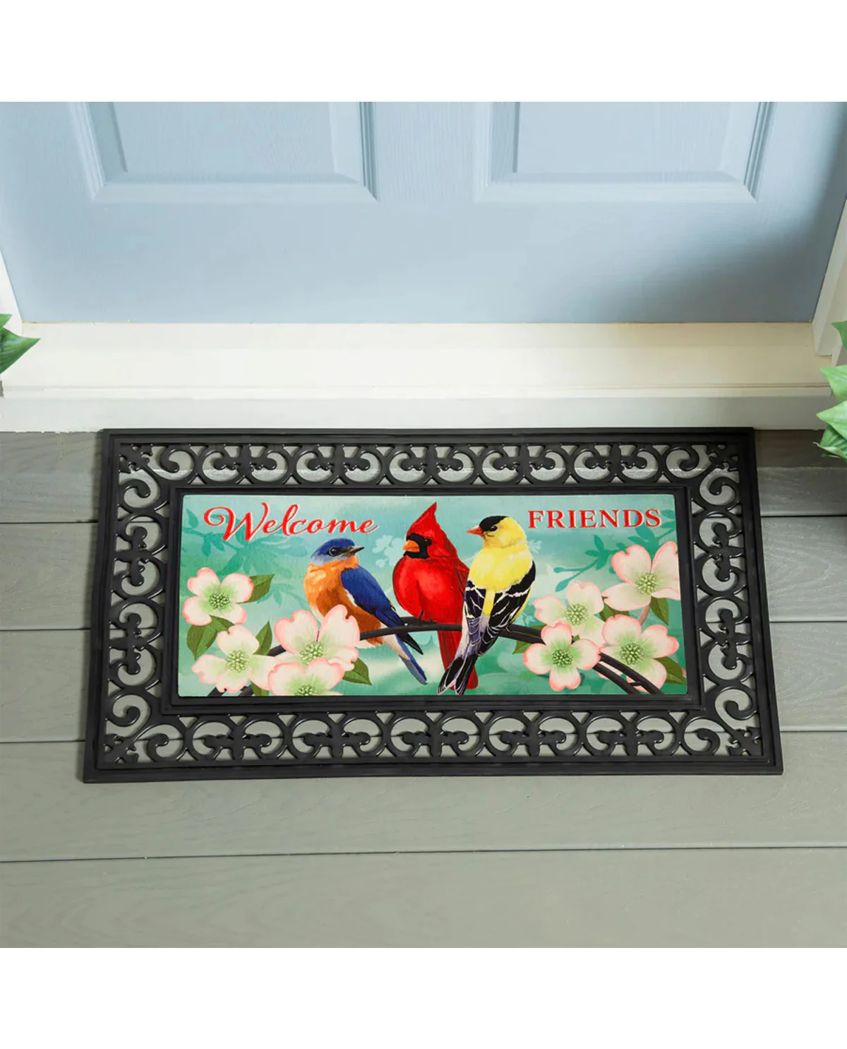 "Welcome Friends" Sassafras Switch Mat - Image 2