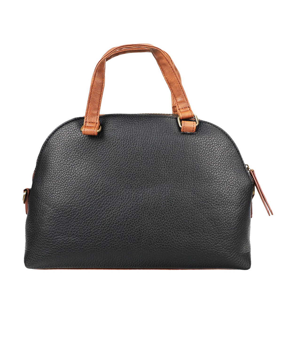 White Mountain Eklton Ridge Satchel Black/Saddle - Image 3