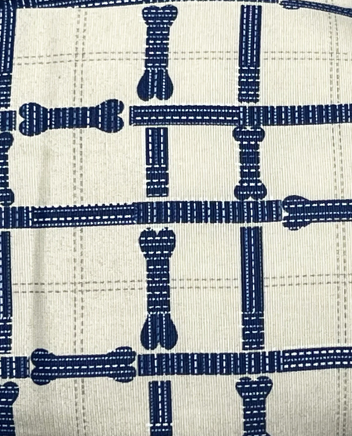 Xlarge Tech Plaid Navy Pet Bed - Image 2