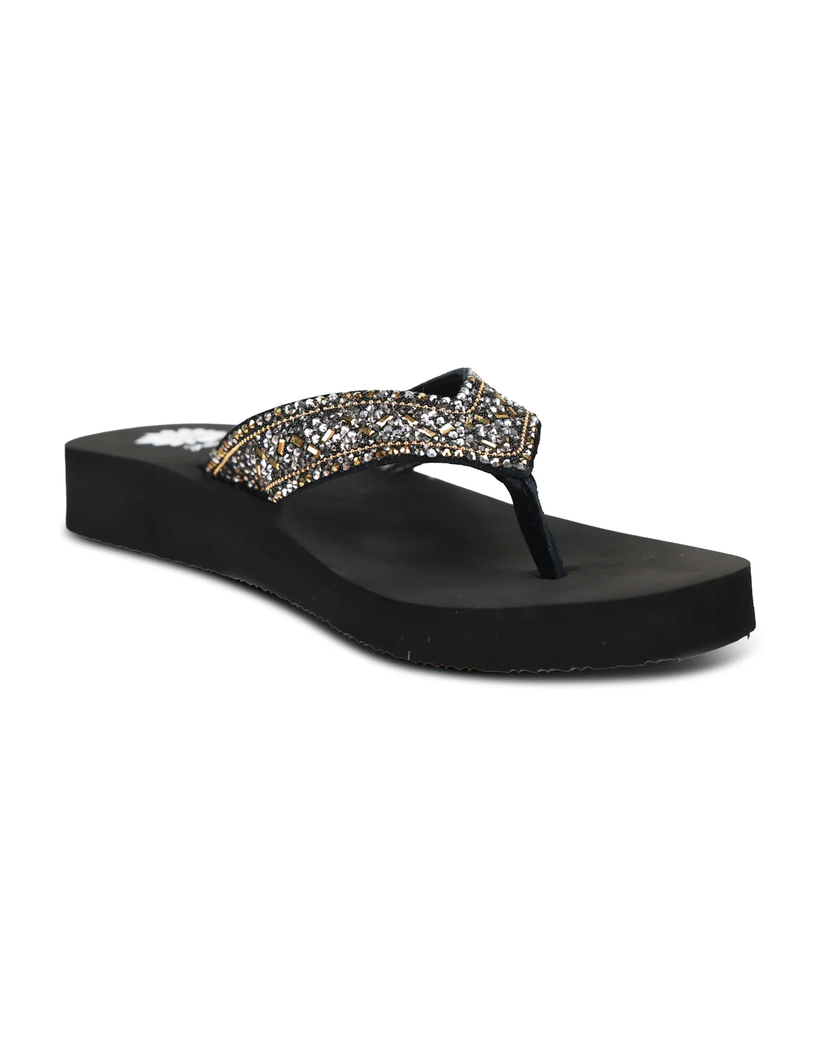 Yellow Box Junia Sandal Black Multi - Image 3