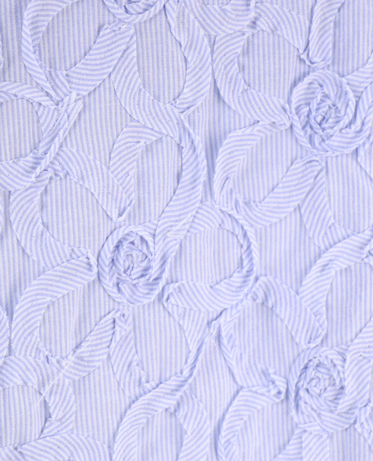 Zac & Rachel Floral Soutache Top Blue/White - Image 2